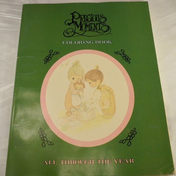 Precious Moments, Bible KJV Red Letter, 3 Coloring Books - Picture 12 of 15